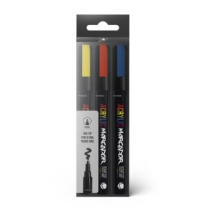 MTN Acrylic marcador 1mm pack3 colors basic